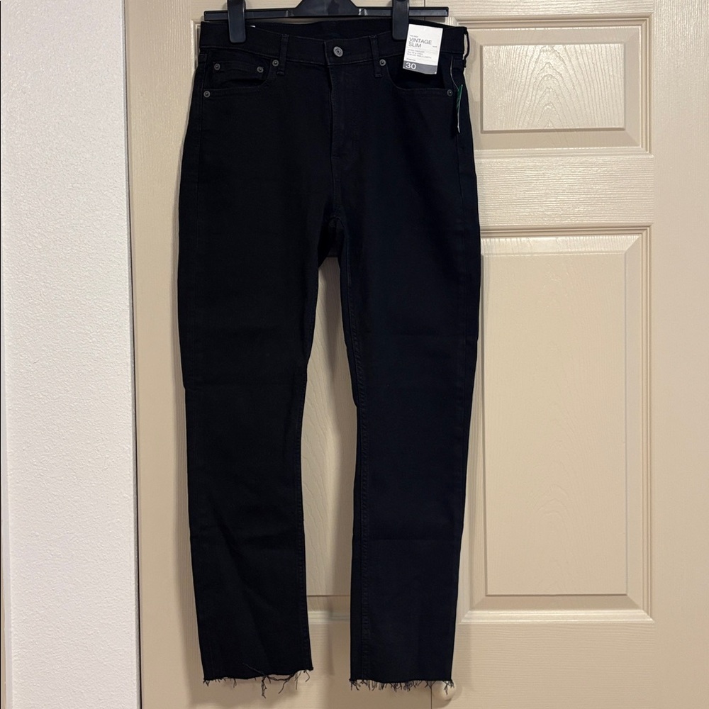 GAP Vintage Slim Mid Rise Dark Jeans